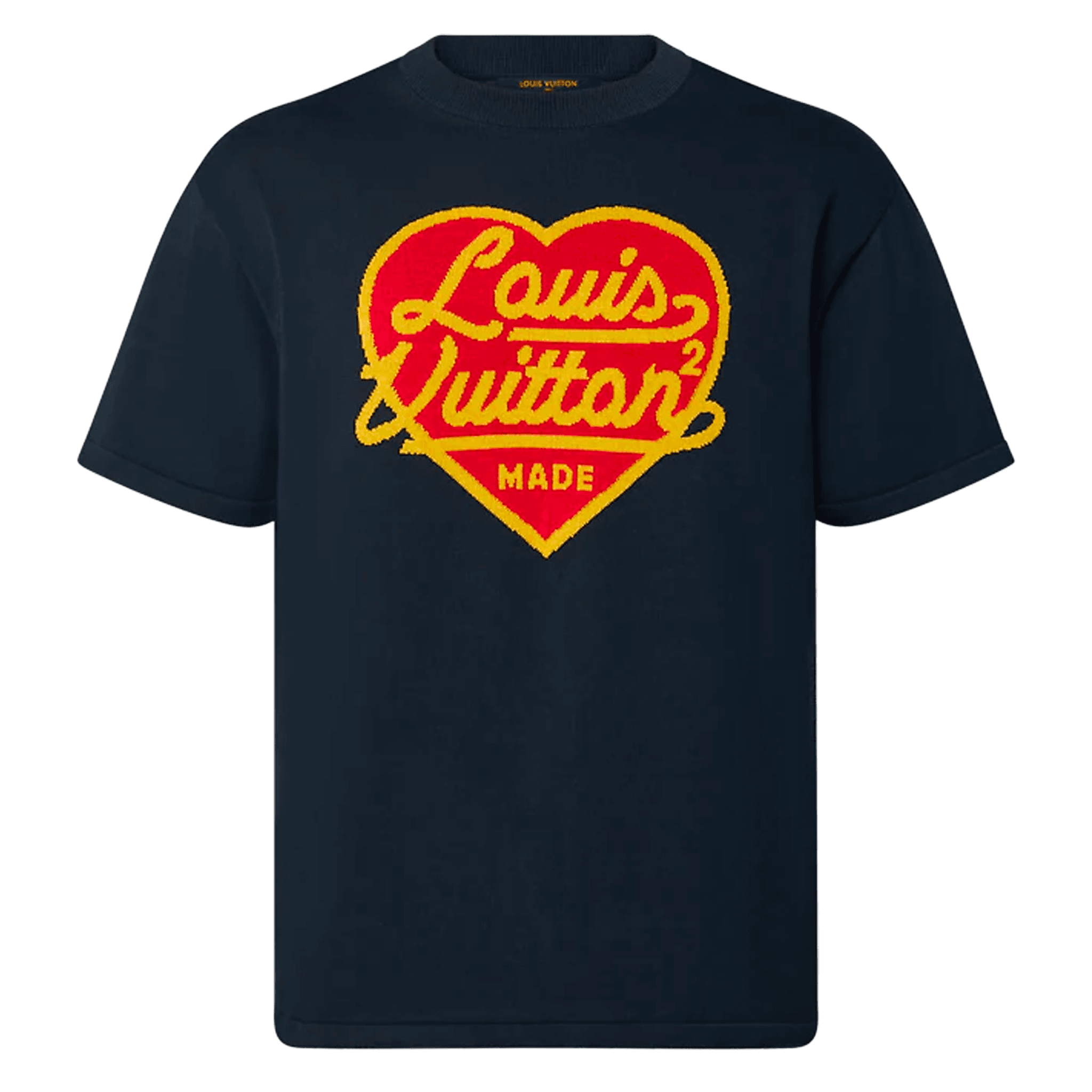 [即日発送]LUIS LUITTON × NIGO 22SSKEIT TEE SLN Official - Louis Vuitton x Nigo LV Made Tshirt