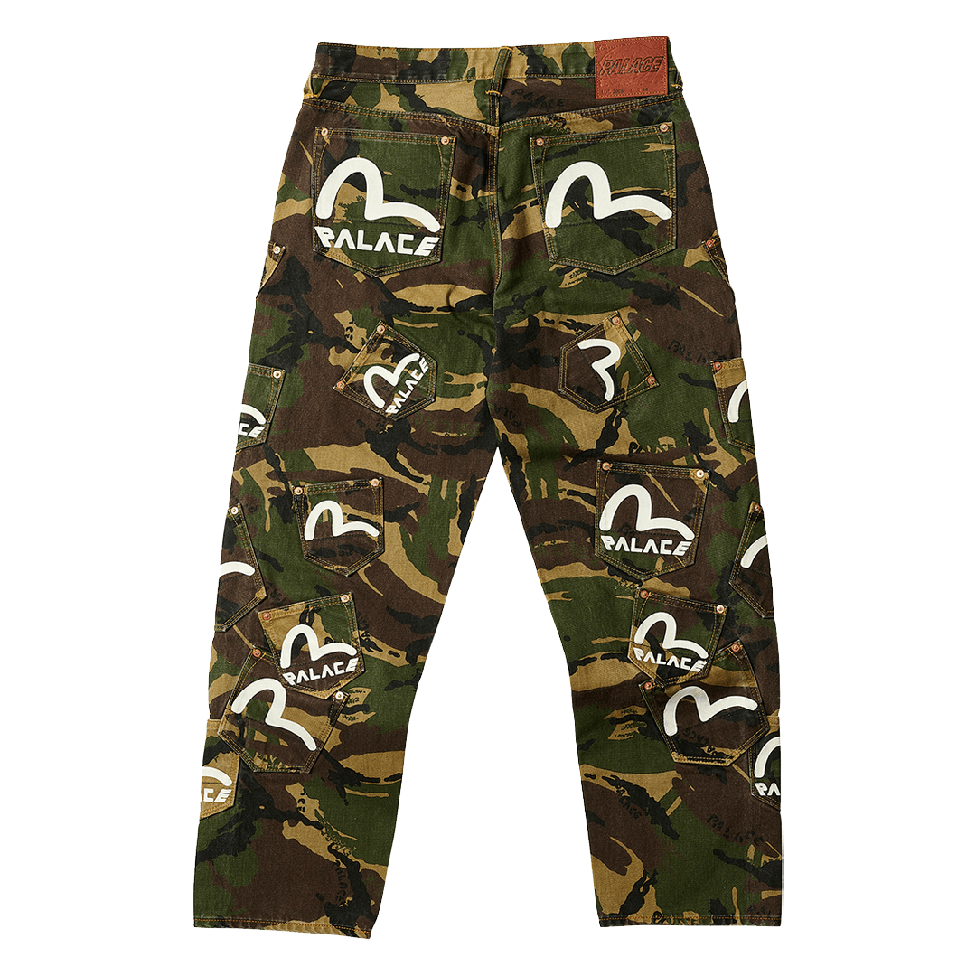 evisu palace camo 迷彩　ジーンズ　デニム Palace x Evisu Denim Jean Camo Men's - SS23 - US