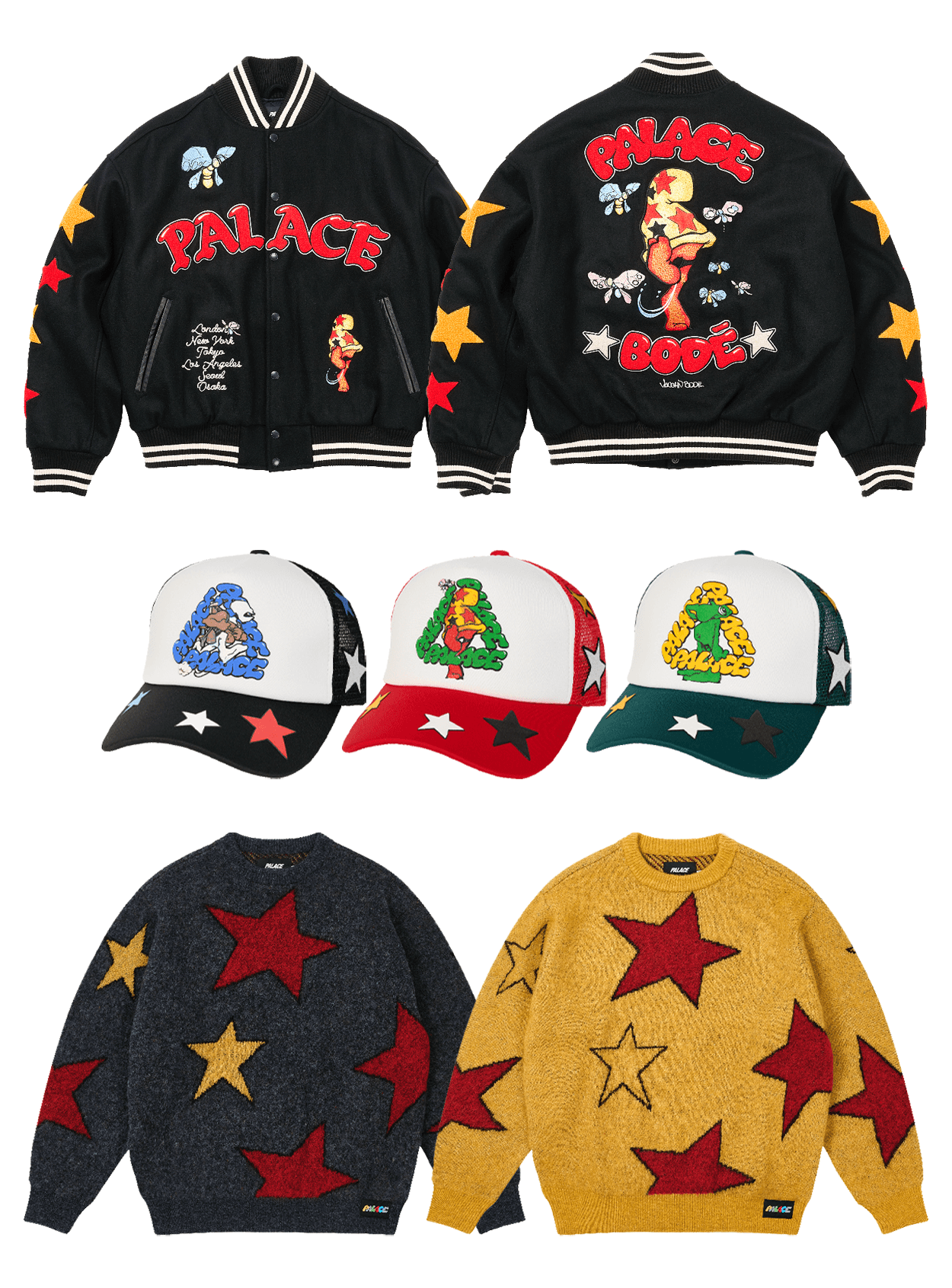 トップス PALACE Mark Bode Knit yellow Palace_Winter_2025_week_6_Mark