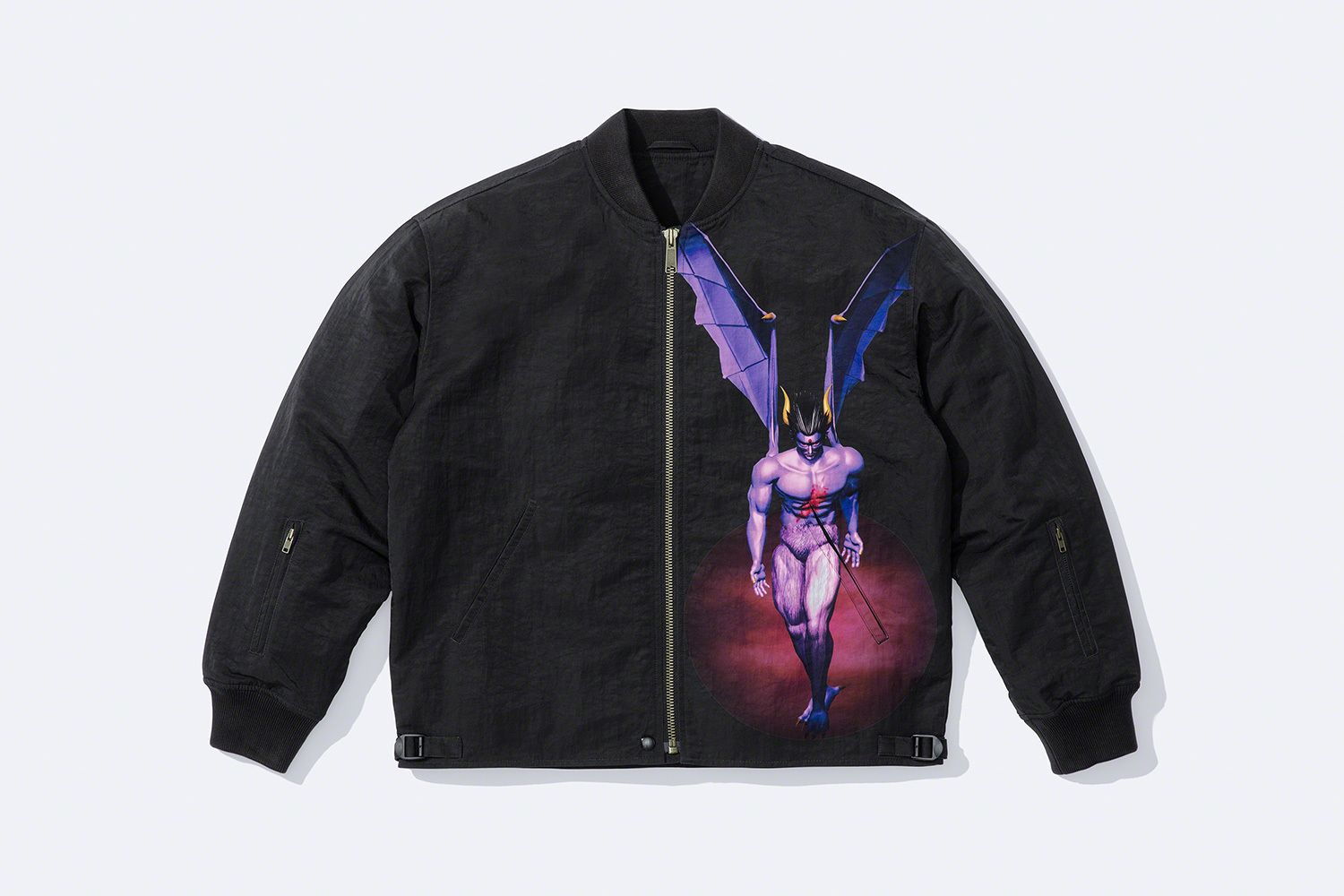 SUPREME ブラック ブルゾン SUPREME ブラック ブルゾン Supreme 2-Tone Zip Up Jacket (FW18