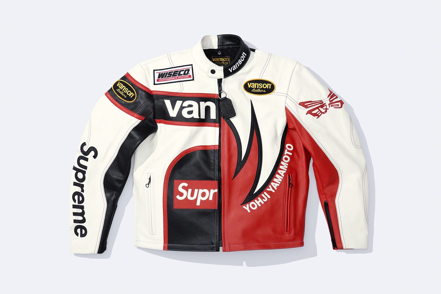 SLN Official - Supreme X Yohji Yamamoto x Vanson Leathers Split Jacket