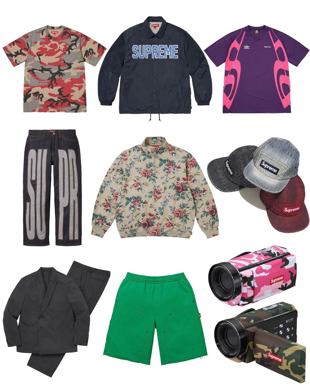 SLN Official - Supreme/Mike Kelley Zip Up Hooded Sweatshirt