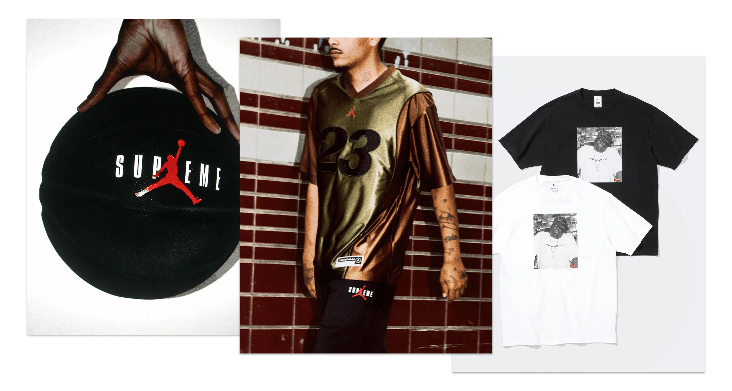 トップス Supreme x Jordan Biggie S/S Top Black M Supreme Jordan Biggie S S Top Black Men's - FW24 - US