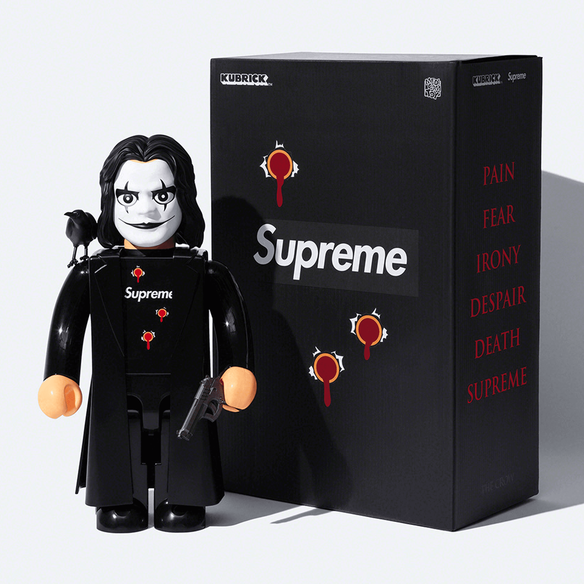 Supreme - Supreme The Crow Kubrick 1000% 値下げ可 Supreme x The Crow Kubrick Figure 1000% - FW21 - US