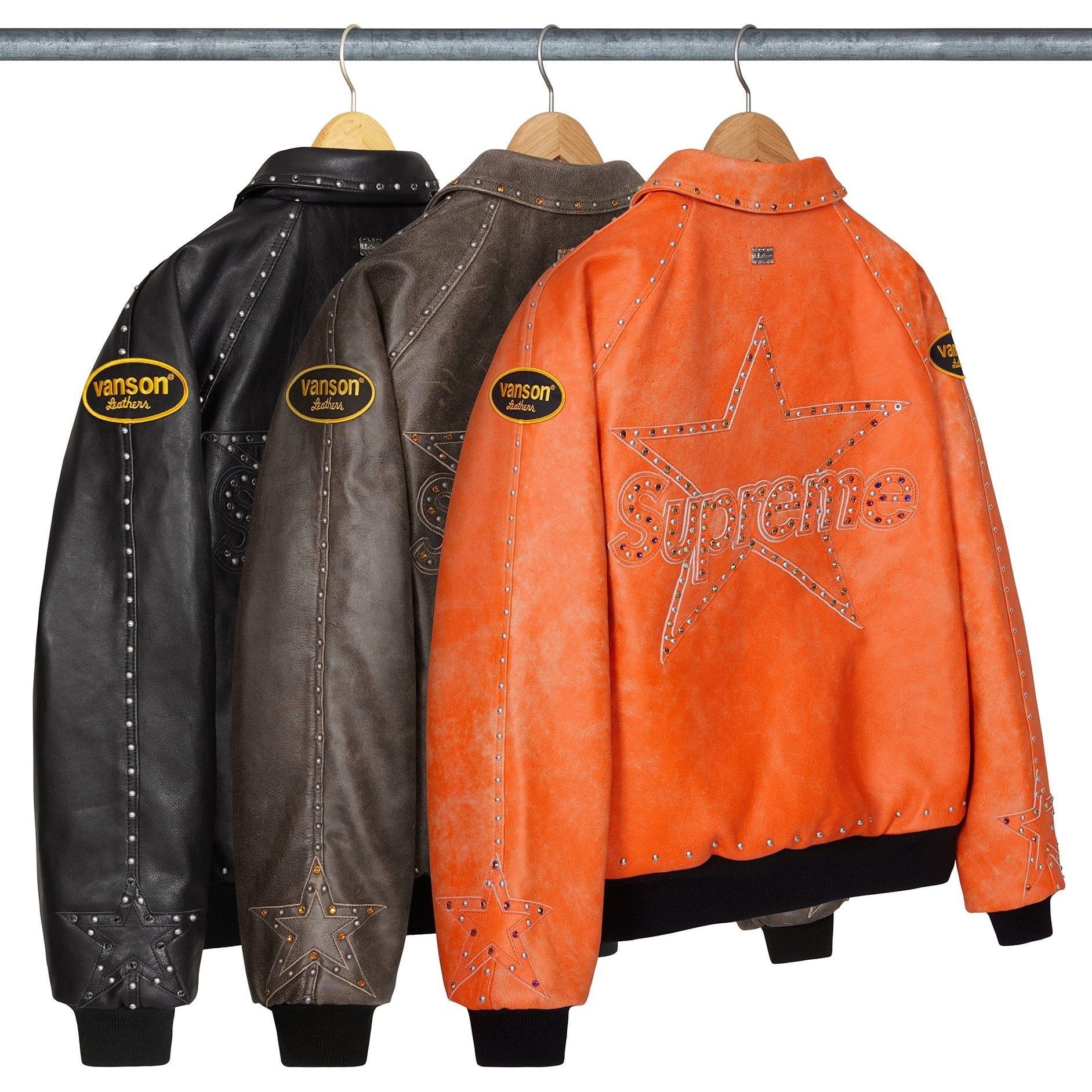 SLN Official - Supreme®/Vanson Leathers® b.b. Simon Jacket