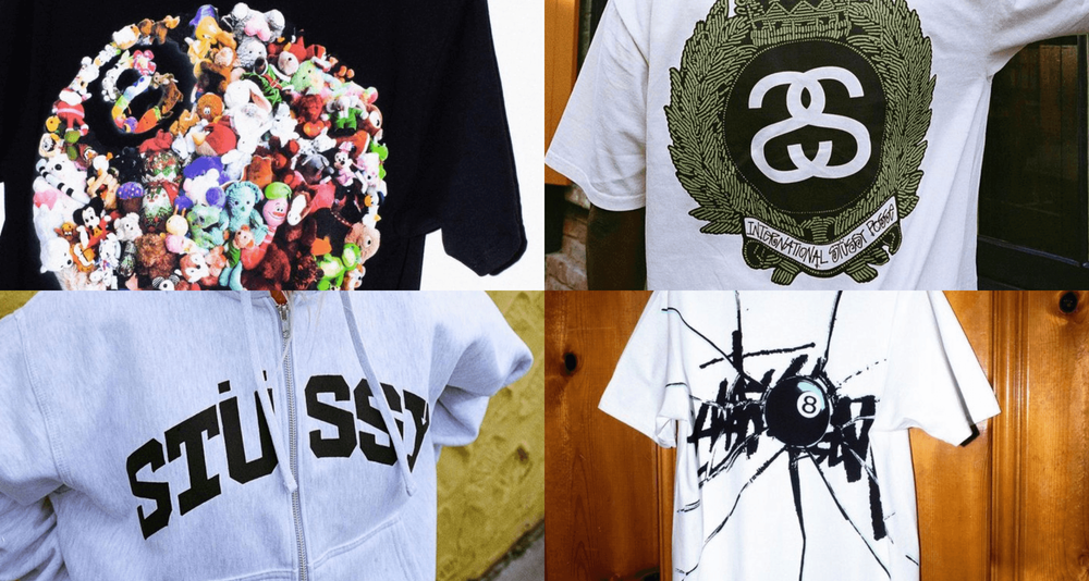 00’s old stussy prisoner border Sweat 00's old stussy prisoner border Sweat 00s Vintage Stussy