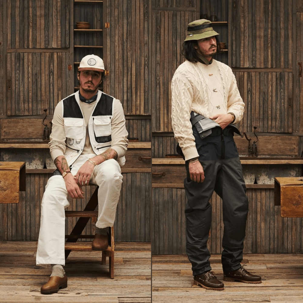 フ*シ様 aime leon dore woolrich fishing ves Aime Leon Dore and Woolrich Make Fishing Cool