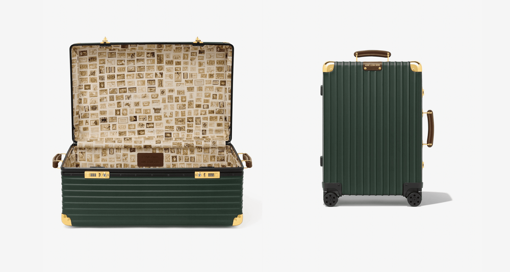 Aime leon dore x Rimowa suitcase collaboration summer 24 Aime leon dore x Rimowa suitcase collaboration summer 24