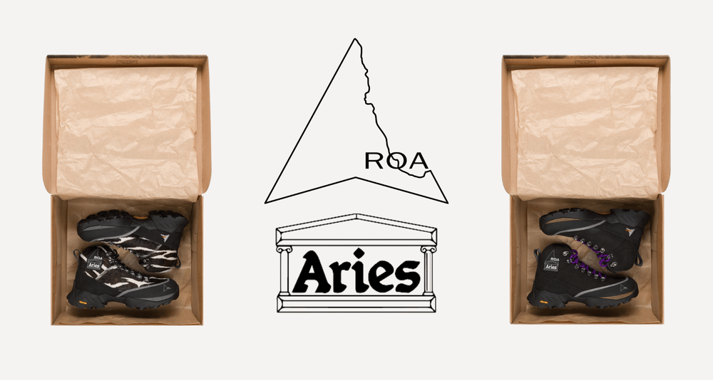 Aries x ROA hiking collaboration Aries x ROA hiking collaboration
