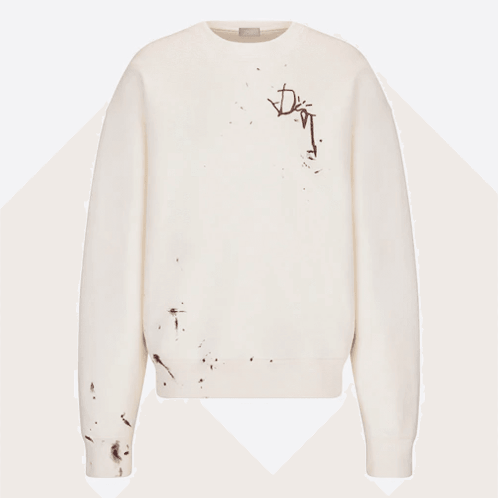 Dior x Travis Scott Cactus Jack Chest Logo Crewneck Streetwear fashion style news info