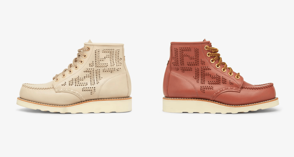 Fendi x red wing collaboration classic moc boot Fendi x red wing collaboration classic moc boot
