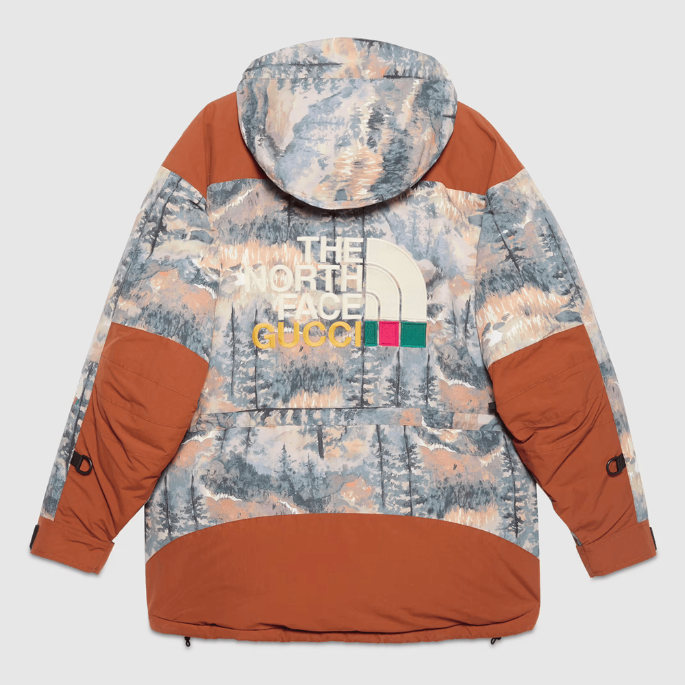 Gucci x The North Face Mountain Jacket dark camo streetwear camo style