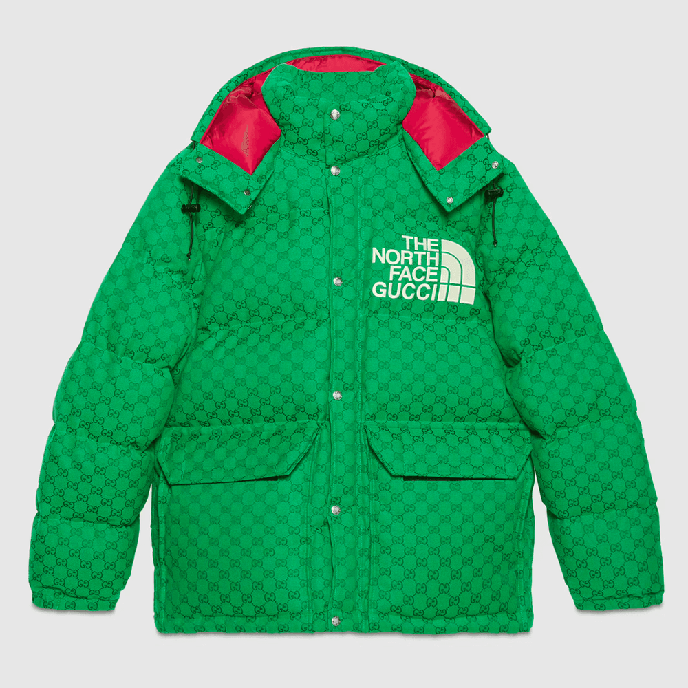 Gucci x The North Face Part 2 Print Padded Jacket streetwear style collab