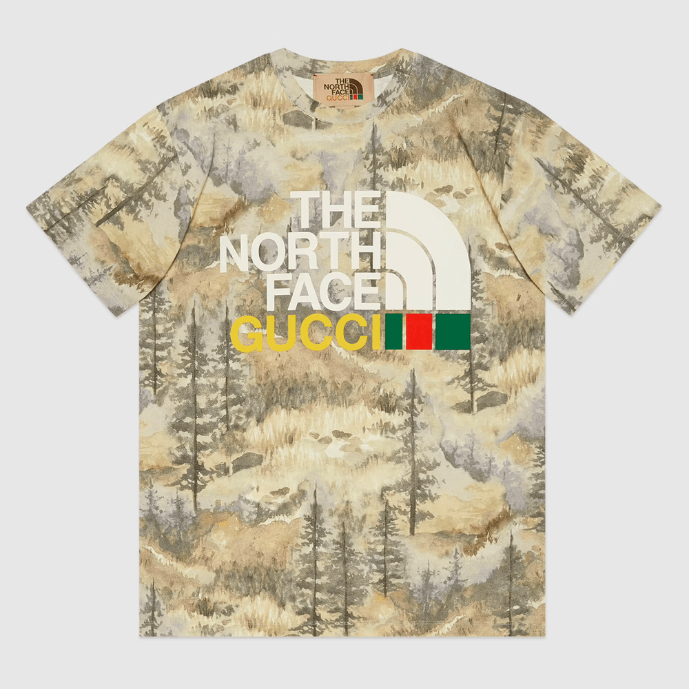 Gucci x The North Face Part 2 Tee streetwear brand info pricing where to buy