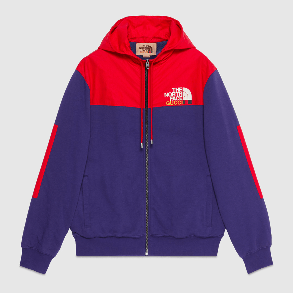 Gucci x The North Face Part 2 Zip Up Hoodie streetwear style collab