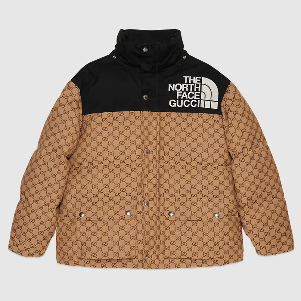 Gucci x The North Face Puffa Jacket streetwear hypebeast collab fashion brand style