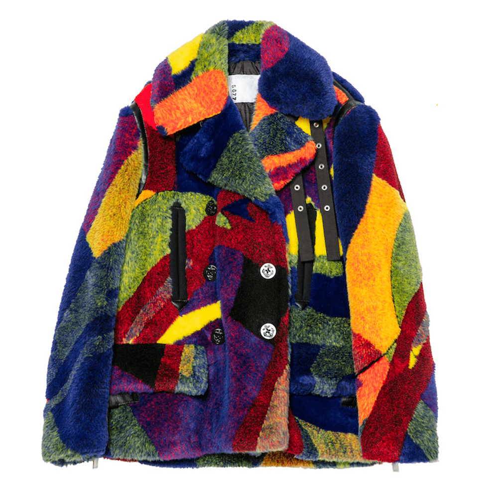Kaws x Sacai Fur Coat jacket release date info streetwear brand