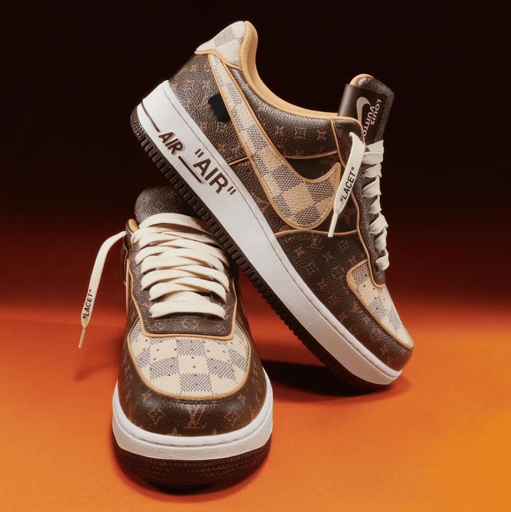 SLN Official - Louis Vuitton x Nike Air Force 1 Auction Exclusive