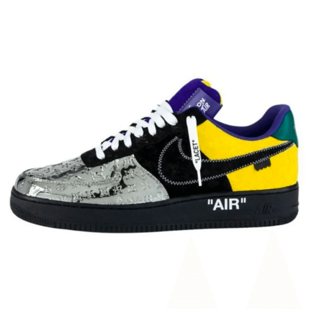 Louis Vuitton x Nike Air Force 1 sneaker news hypebeast kicks streetwear collab brand info black