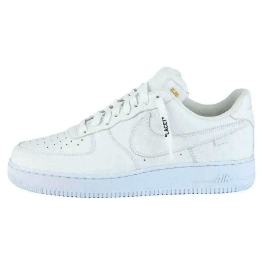 Louis Vuitton x Nike Air Force 1 sneaker news hypebeast kicks streetwear collab brand info white
