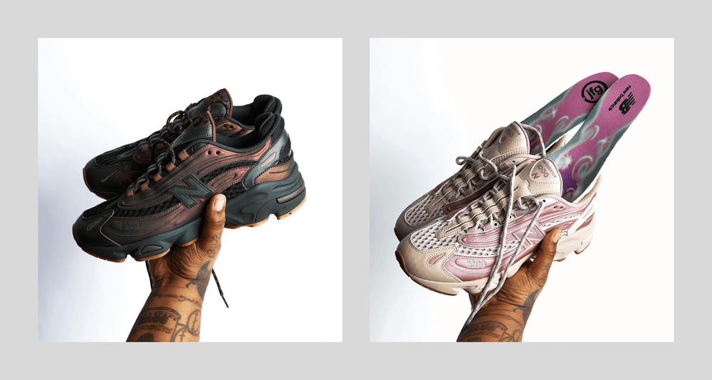 New balance x joe freshgoods 1000 pink mink black ice New balance x joe freshgoods 1000 pink mink black ice