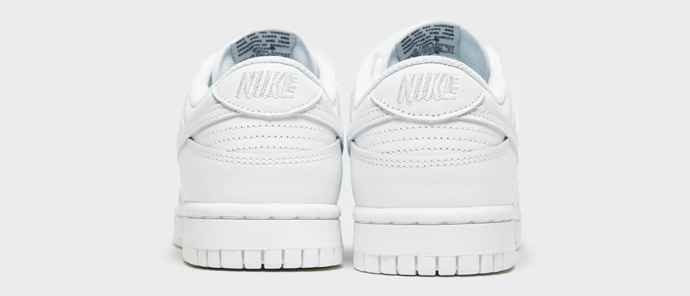 Nike Dunk Low Triple White header release sneaker news date info summer 2021 Nike Dunk Low Triple White header release sneaker news date info summer 2021