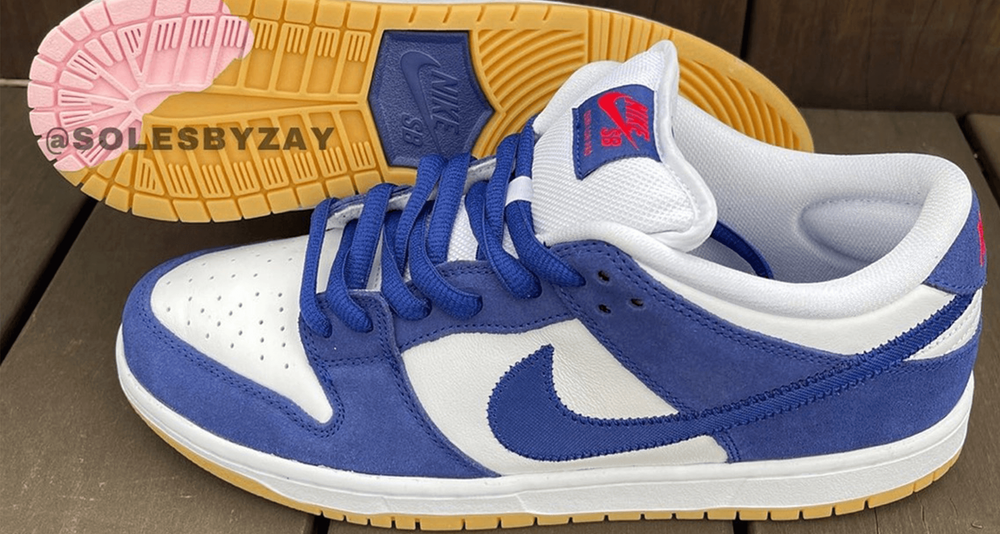 Nike SB Dunk Low LA Dodgers Header Nike SB Dunk Low LA Dodgers Header