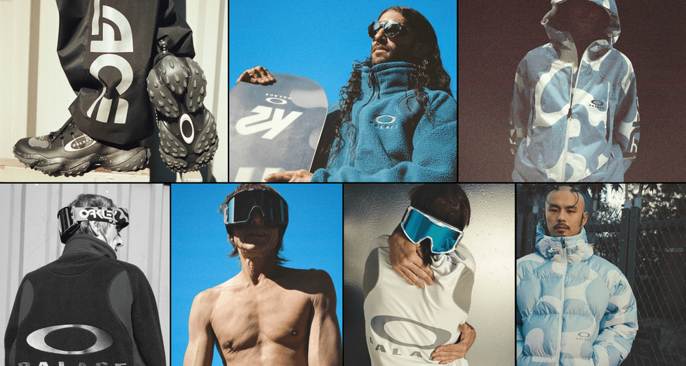 Palace x Oakley collaboration winter 24 Palace x Oakley collaboration winter 24