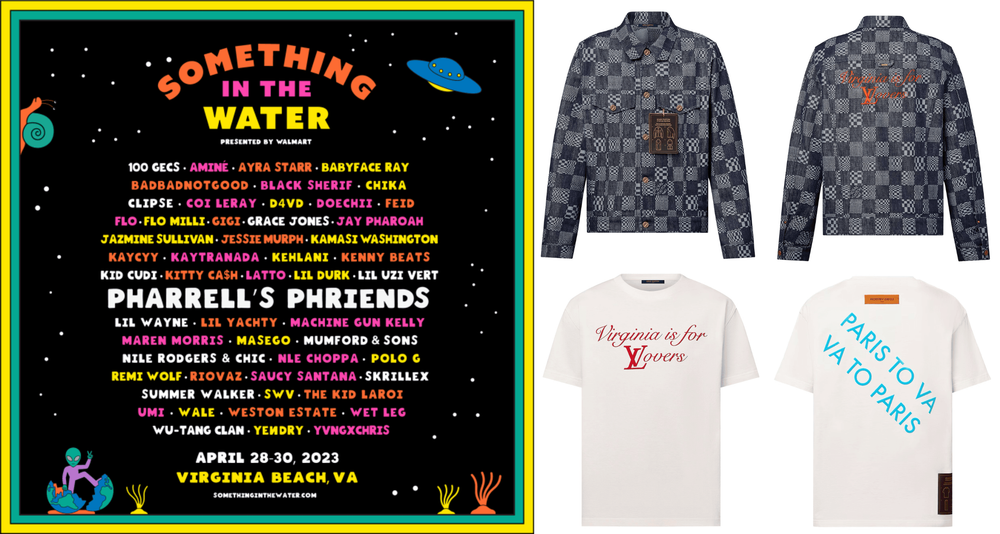 Pharrell Louis Vuitton something in the water Pharrell Louis Vuitton something in the water