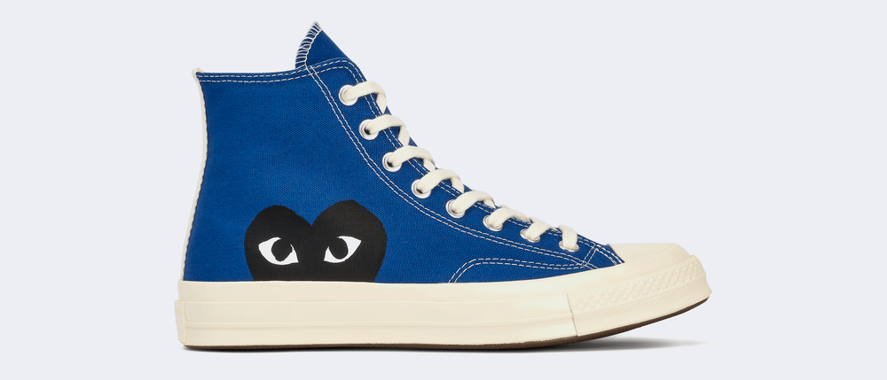 Play Comme des Garçons x Converse Black Heart Chuck Taylor All Star '70 High sneaker news hypebeast info Play Comme des Garçons x Converse Black Heart Chuck Taylor All Star '70 High sneaker news hypebeast info