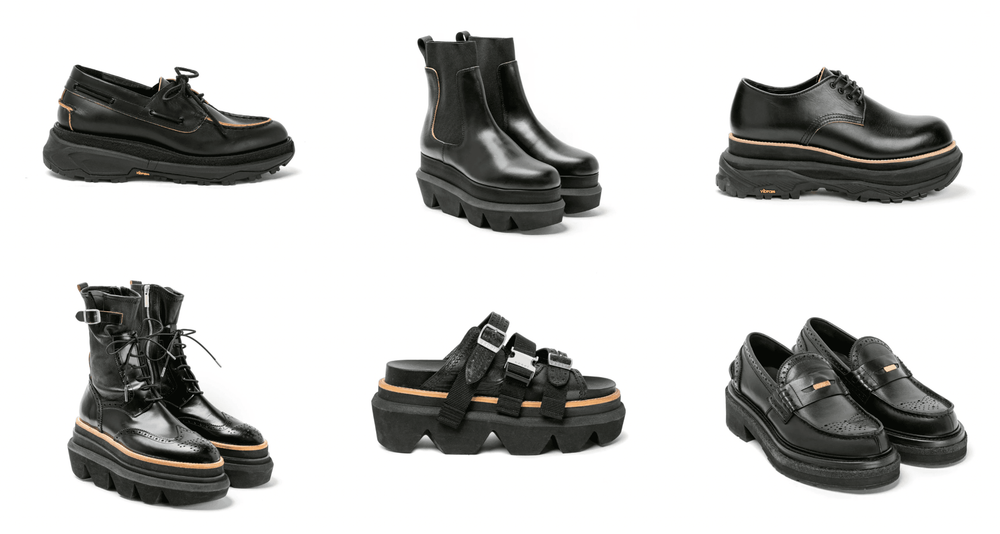 Sacai spring 2025 footwear vibram sole Sacai spring 2025 footwear vibram sole