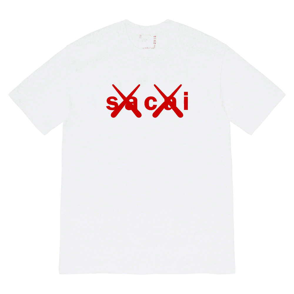 Sacai x Kaws T Shirt collab top hypebeast streetwear news release date info