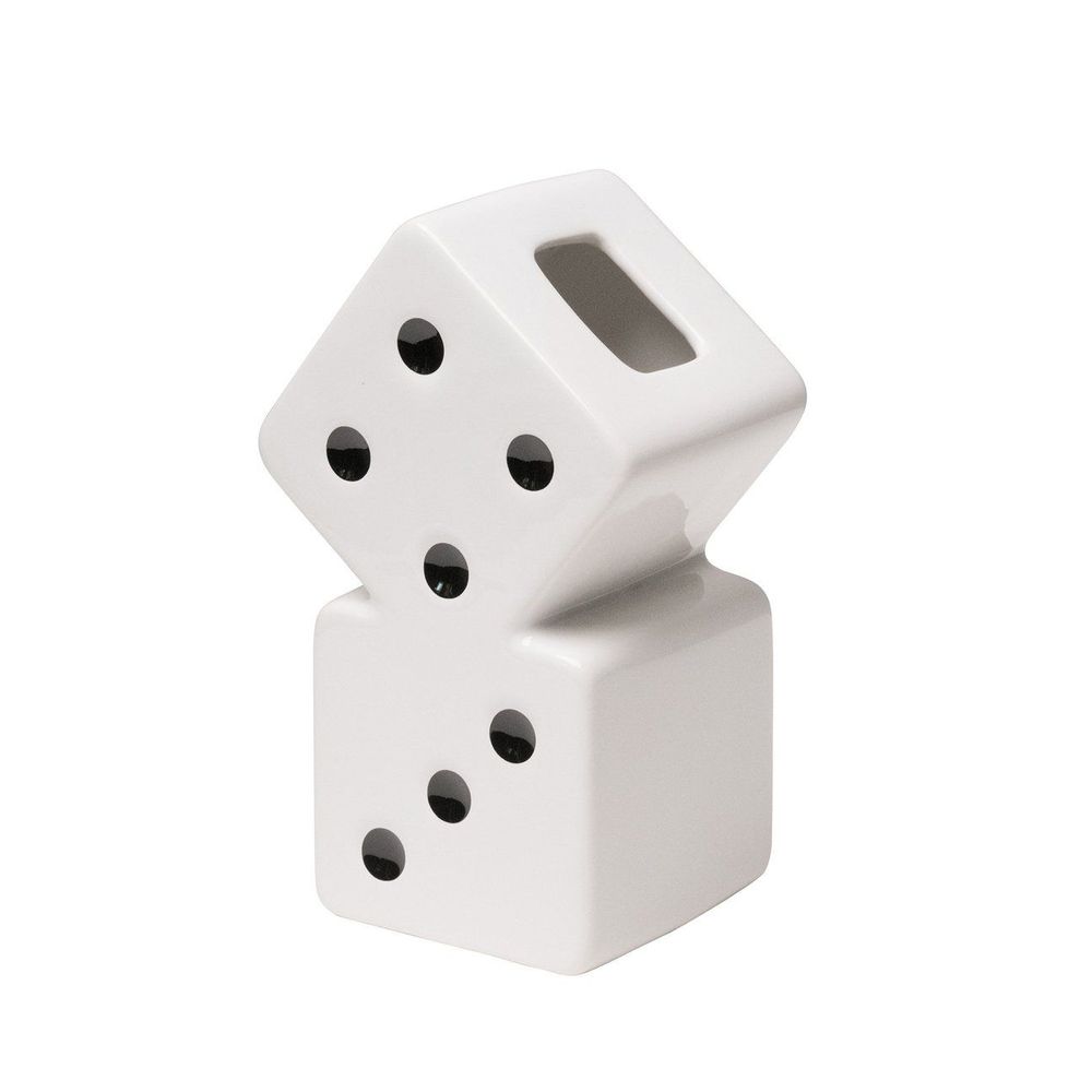 stussy 花瓶　CERAMIC DICE VASE WHITE SLN Official - Stussy CERAMIC DICE VASE