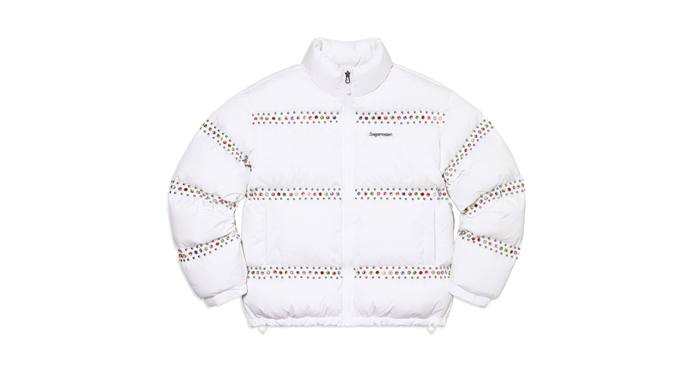 Supreme BB Simons stoned jacket bejewelled studded SS22 Spring Summer 2022 Supreme BB Simons stoned jacket bejewelled studded SS22 Spring Summer 2022