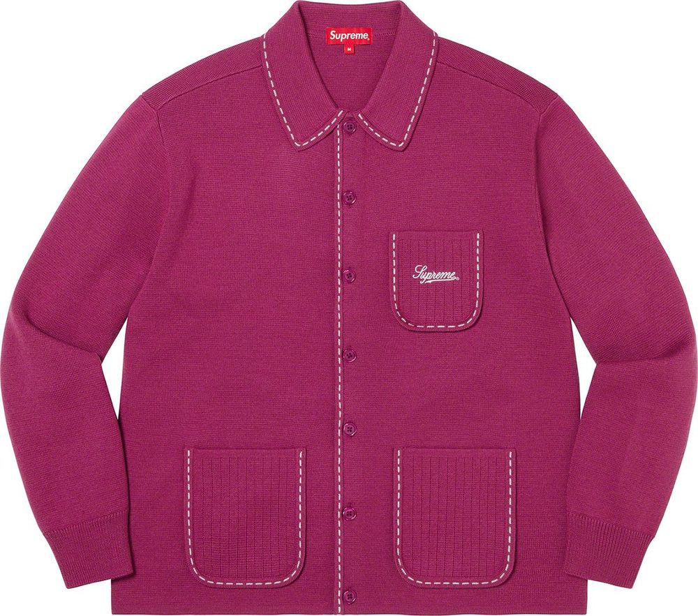 Supreme Contrast Stitch Button Up streetwear fashion brand outfit style hypebeast