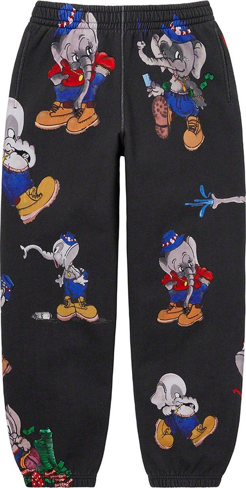 Supreme Elephant Sweat Pant streetwear style collab news info hypebeast brand