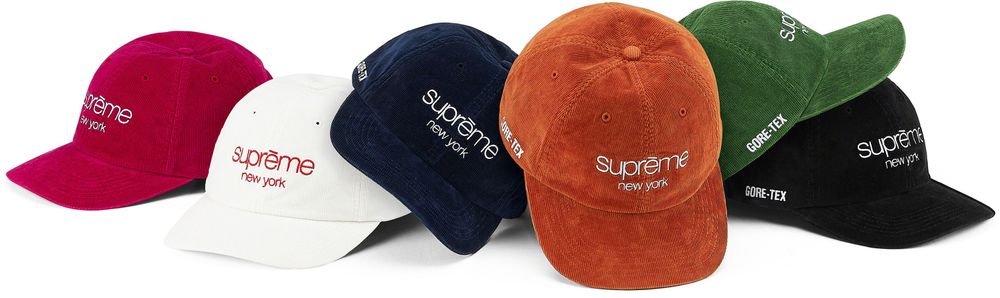 Supreme FW21 GORE-TEX Corduroy Classic Logo 6-Panel