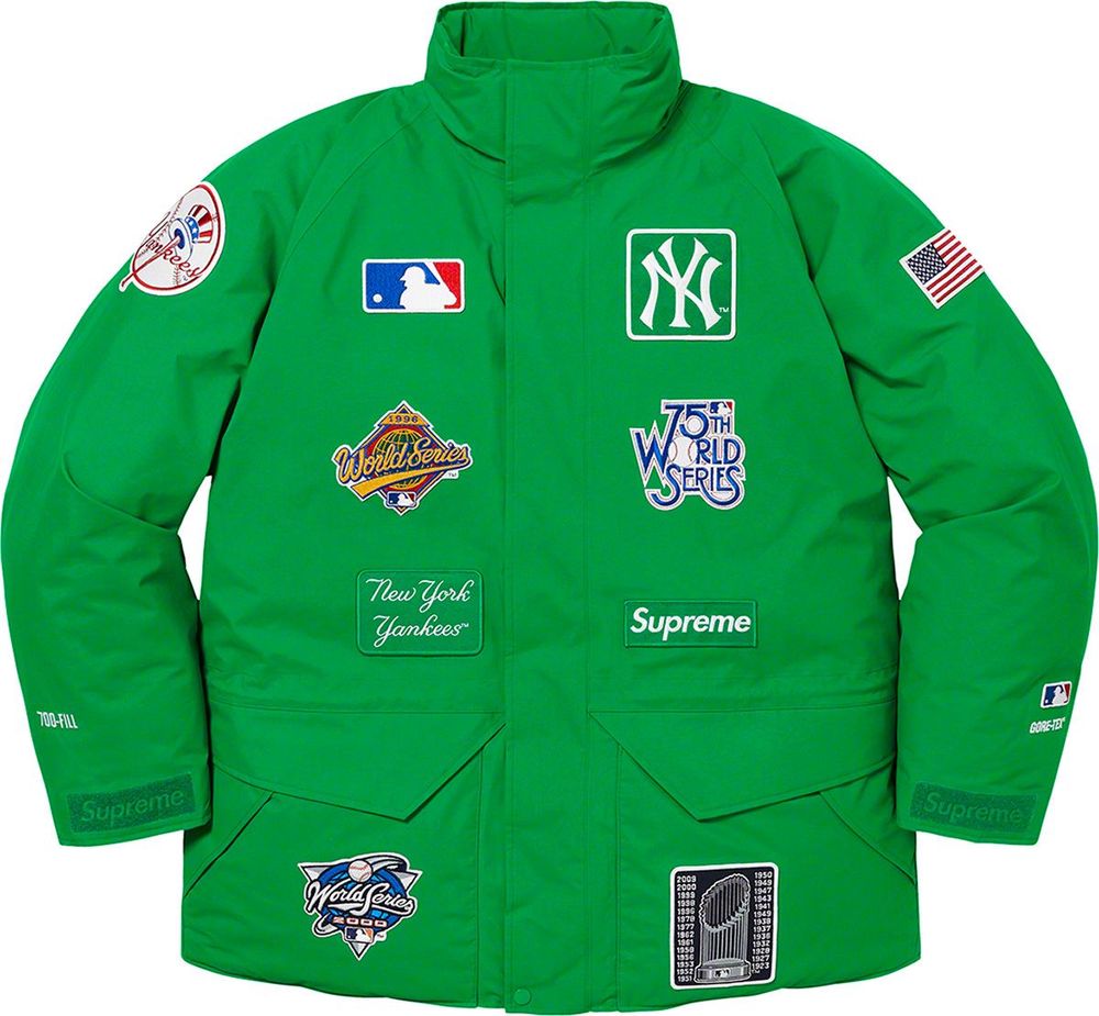 Supreme FW21 Supreme New York Yankees GORE-TEX 700-Fill Down Jacket