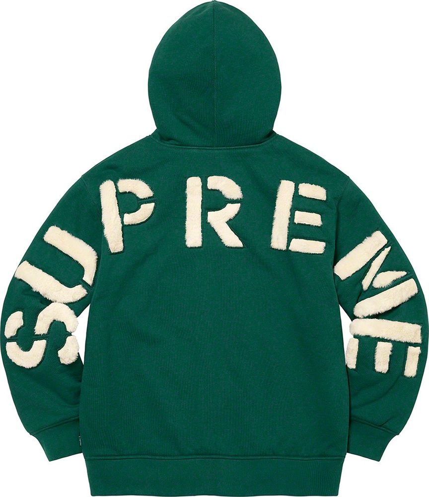 Supreme Faux Fur Lined Zip Up Hooded Sweatshirt streetwear style collab news hypebeast brand outfit