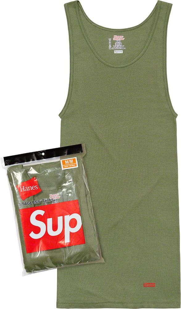 Supreme®:Hanes® Tagless Tank Top (3 Pack)