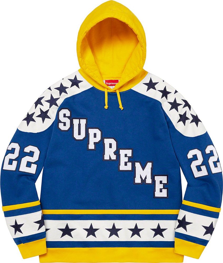 Supreme Hockey Hooded Sweatshirt streetwear style collab news hypebeast brand outfit