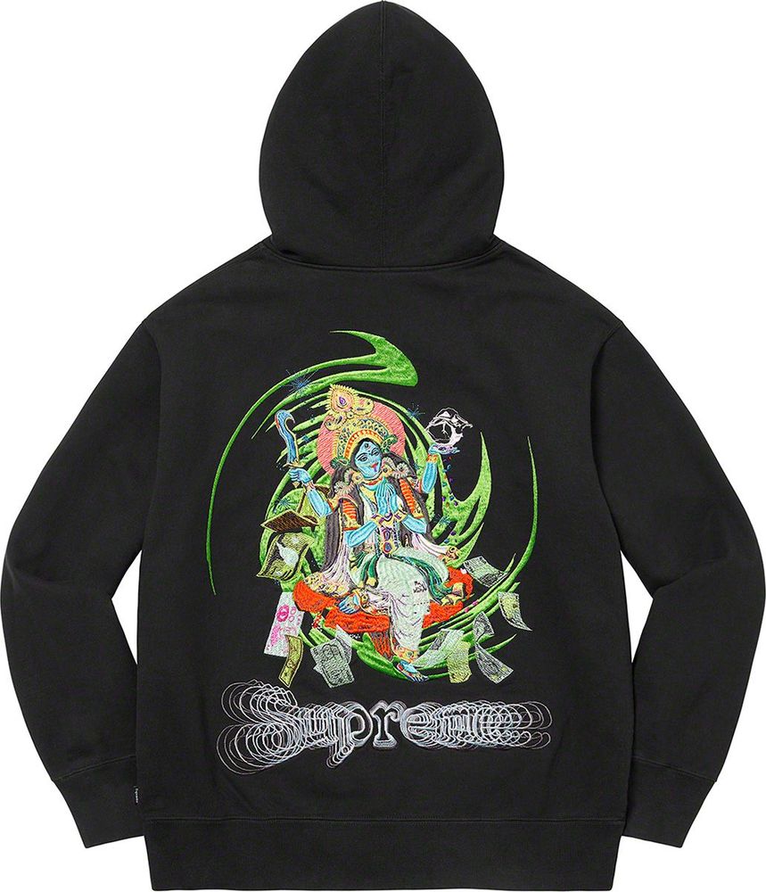 Supreme Lakshmi Zip Up Hooded Sweatshirt streetwear style collab news hypebeast brand outfit