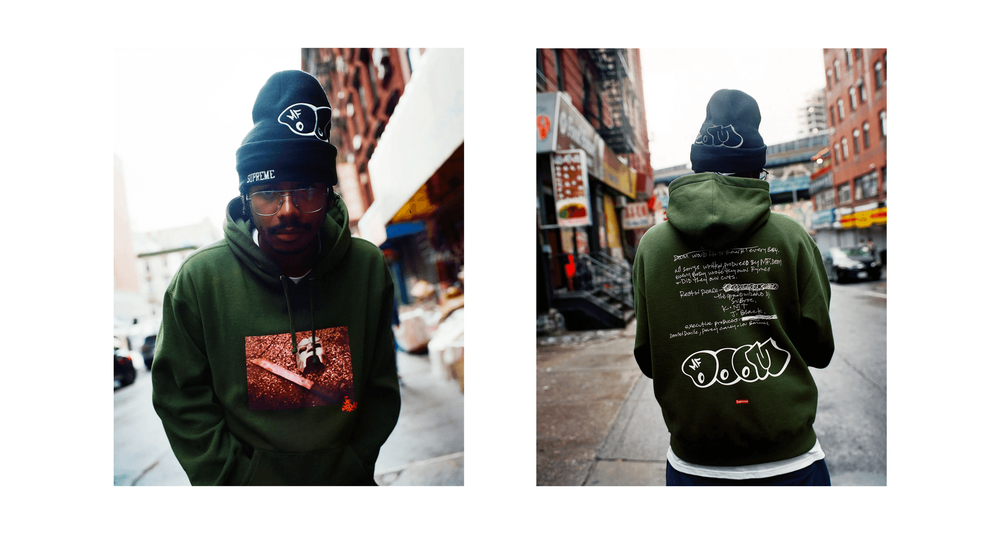 Supreme MF Doom collab collection fw23 fall winter season 2023 droplist retails resell header Supreme MF Doom collab collection fw23 fall winter season 2023 droplist retails resell header