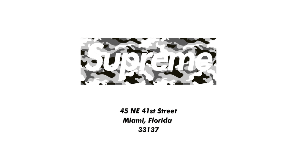 Supreme Miami Store opening details Supreme Miami Store opening details