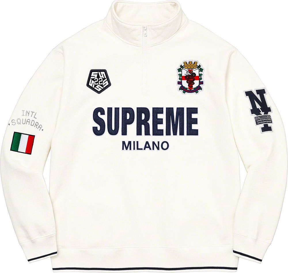 Supreme Milano Half Zip Pullover streetwear style collab news hypebeast brand outfit