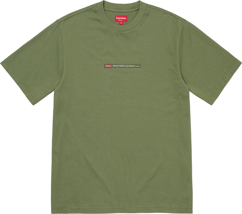 Supreme Property Label SS Top streetwear fashion brand outfit style hypebeast