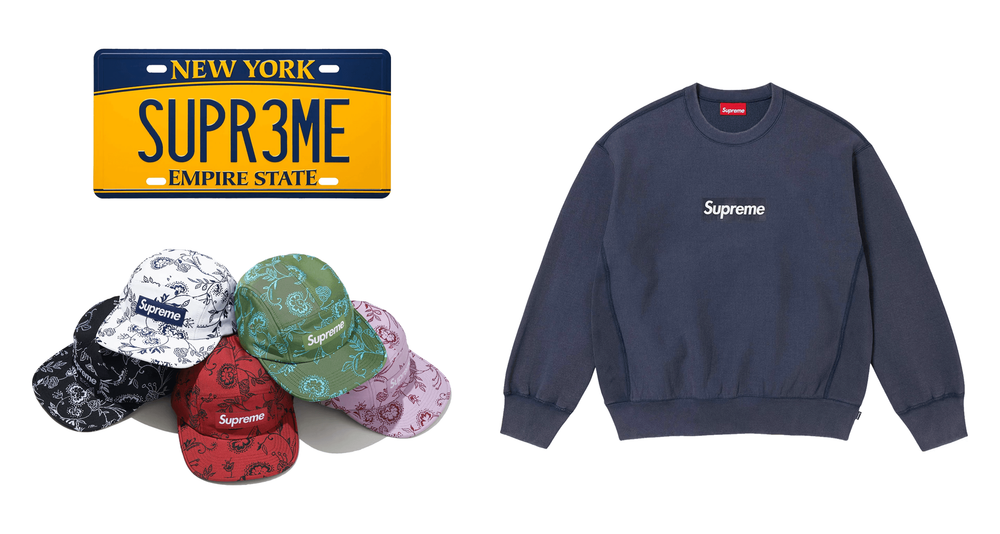 Supreme SS25 Week 3 droplist retails box logo sweatshirt header Supreme SS25 Week 3 droplist retails box logo sweatshirt header