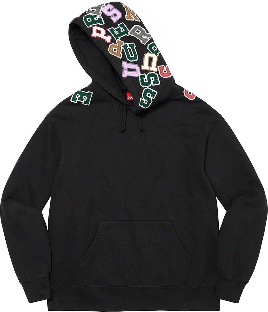 Supreme Scattered Applique Hooded Sweatshirt streetwear style collab news hypebeast brand outfit