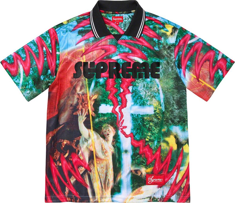 ウェア Supreme tadanori yokoo soccer jersey L SLN Official - Tadanori Yokoo/Supreme® Soccer Jersey