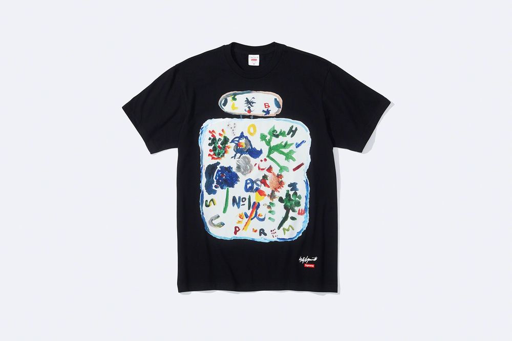 Supreme X Yohji Yamamoto Paint tee streetwear collab news info price where to buy